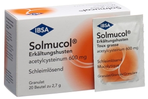 SOLMUCOL Erkältungshusten Granulat 600 mg Beutel, 20 Stück