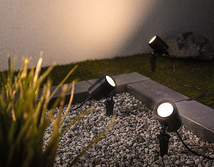 Spot extérieur Link+Light 3x1,6W IP67 3000K 230/12V Paulmann
