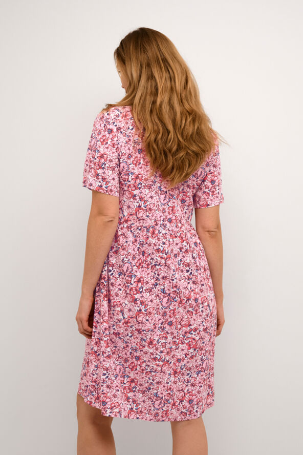 Cream CRTiah Dress Flower print