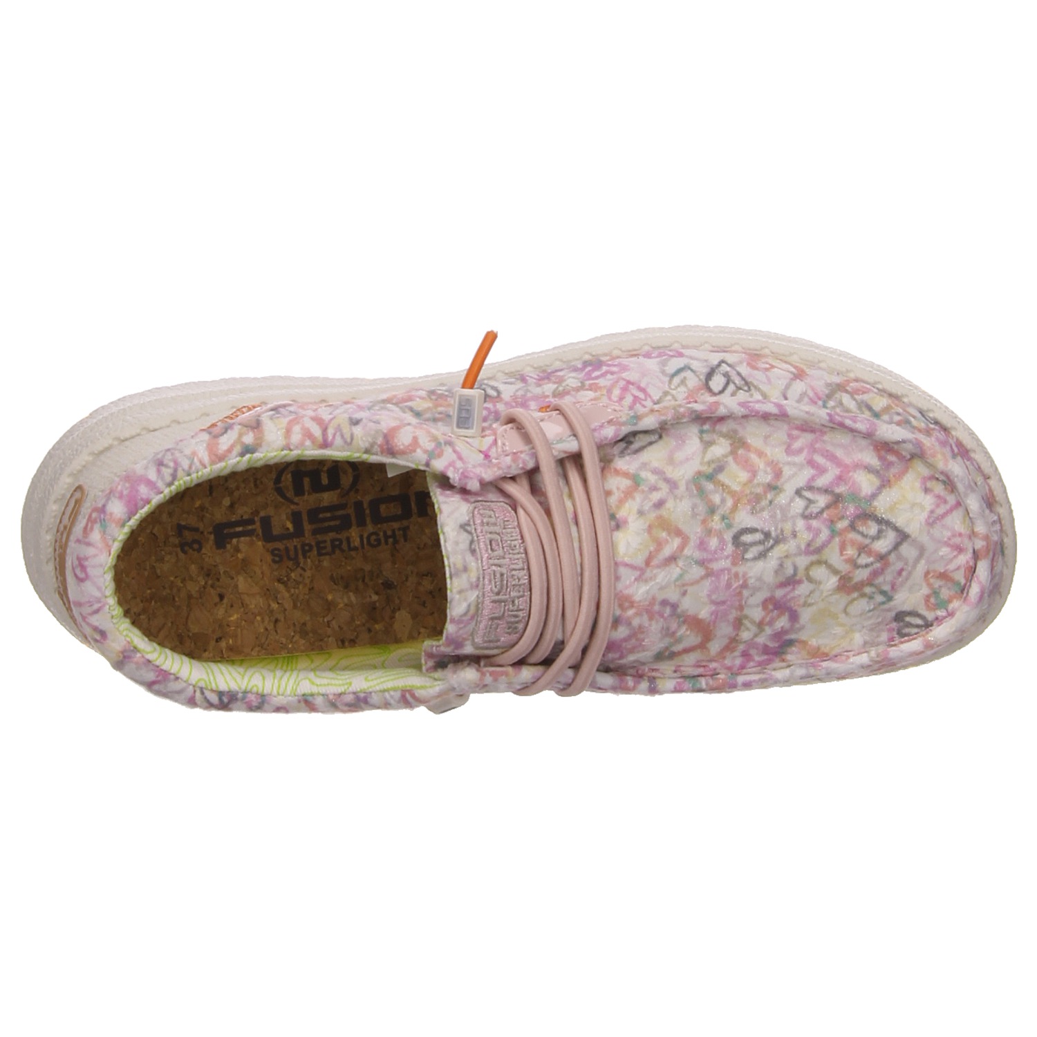 Fusion Sneaker rose weiss/weiss kombi