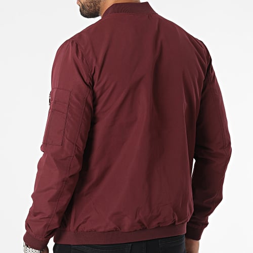 Veste Zippée Rush Bomber Bordeaux