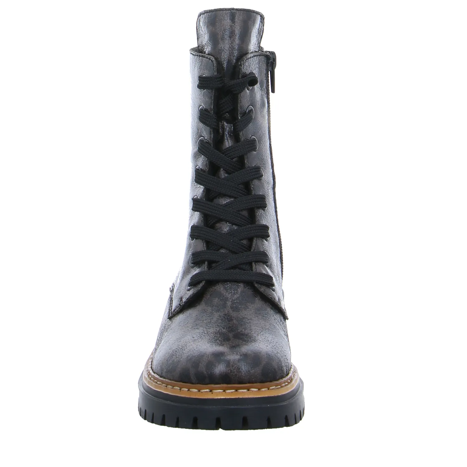 RIEKER Boot Leopard Lederimitat