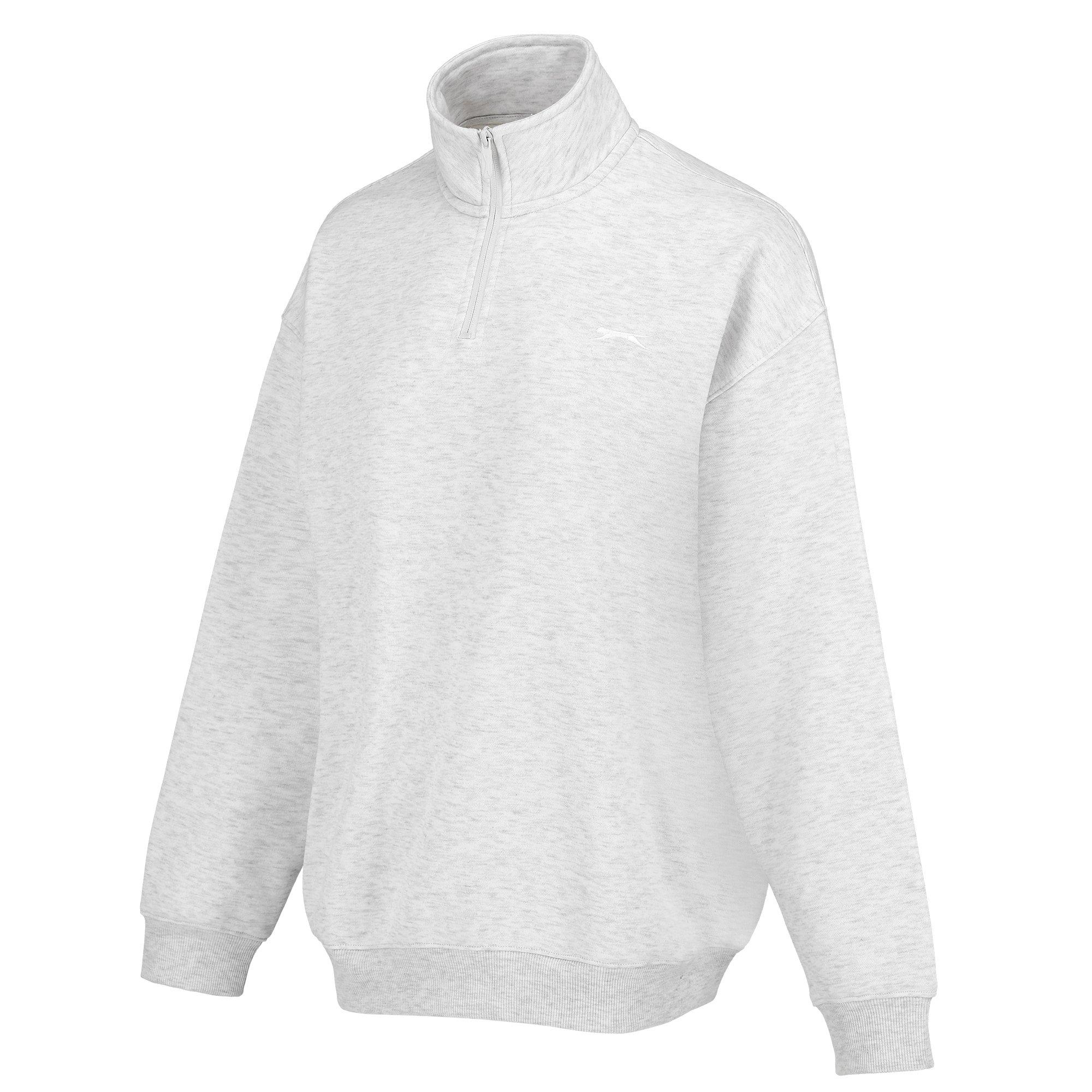 Slazenger Funnel Neck Quarter Zip Sweatshirt Womens