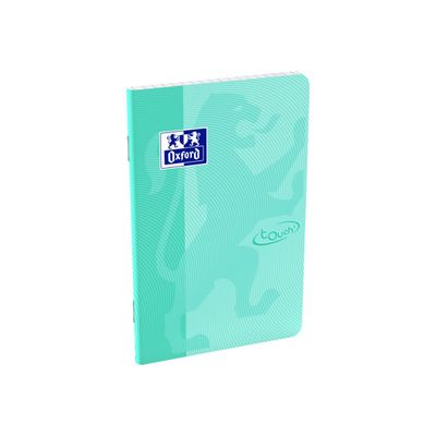 Oxford Touch - Carnet 9 x 14 cm - 96 pages - petits carreaux - disponible dans différentes couleurs pastels