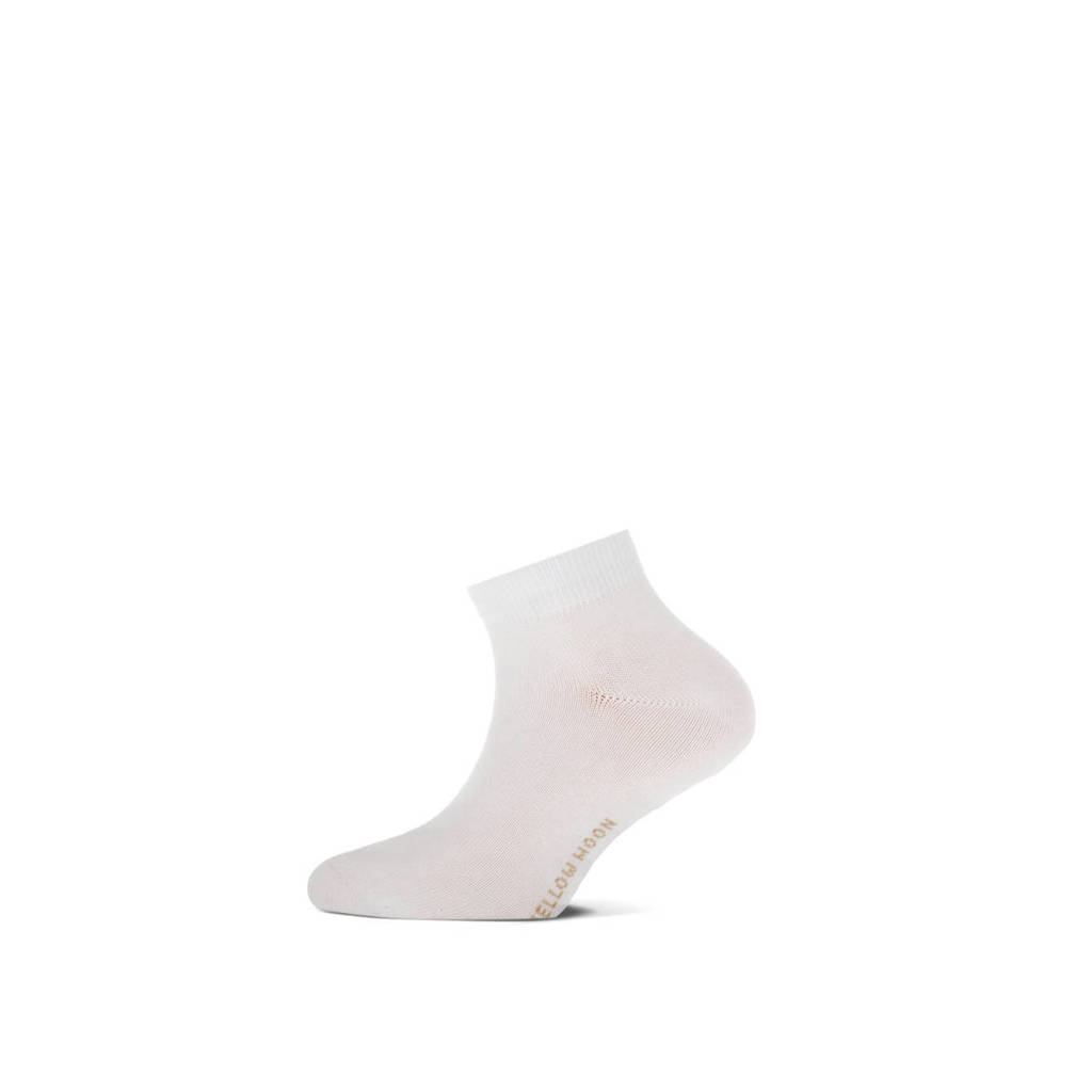 Yellow Moon sneakersokken - set van 2 wit