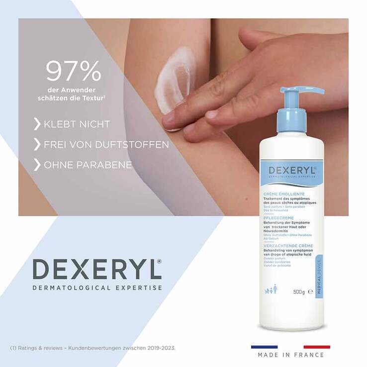 Dexeryl Pflegecreme, 500 g