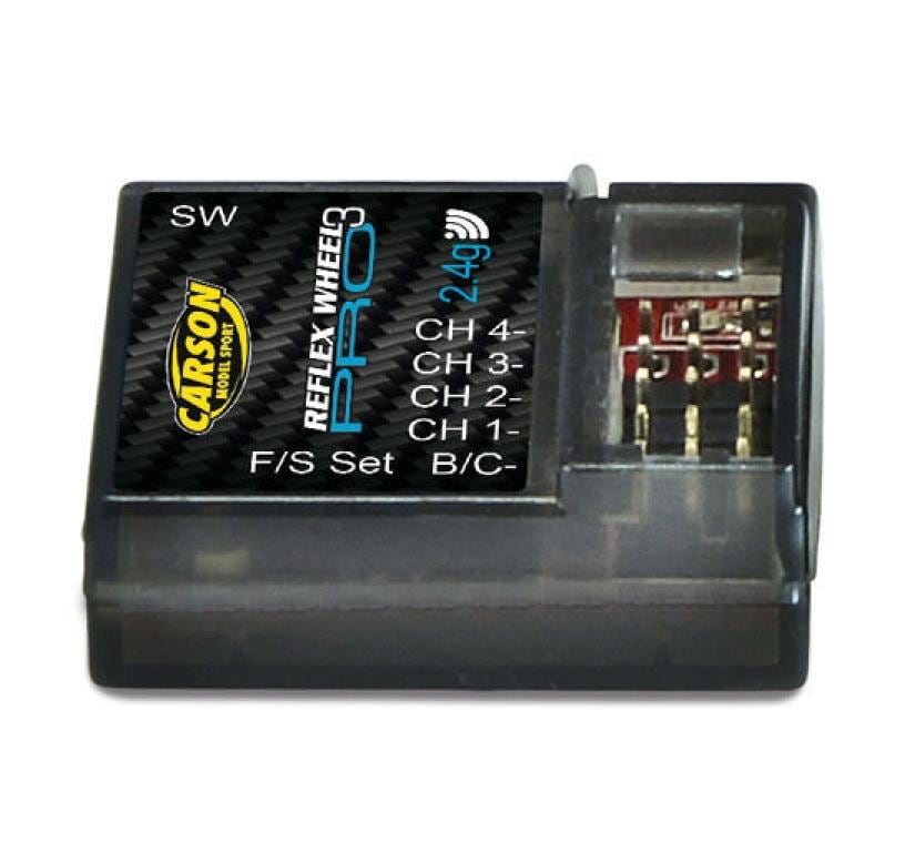 Fernsteuerung Reflex Wheel Pro 3 LCD 3-Kanal mit Empfänger3-Kanal RC-Anlage für RC Fahrzeuge