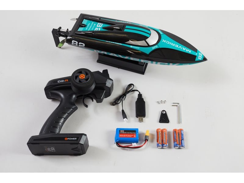 D-Power Speedboot Maverick 420 mm, RTR Rennboot mit Selbstaufrichtungs-Funktion