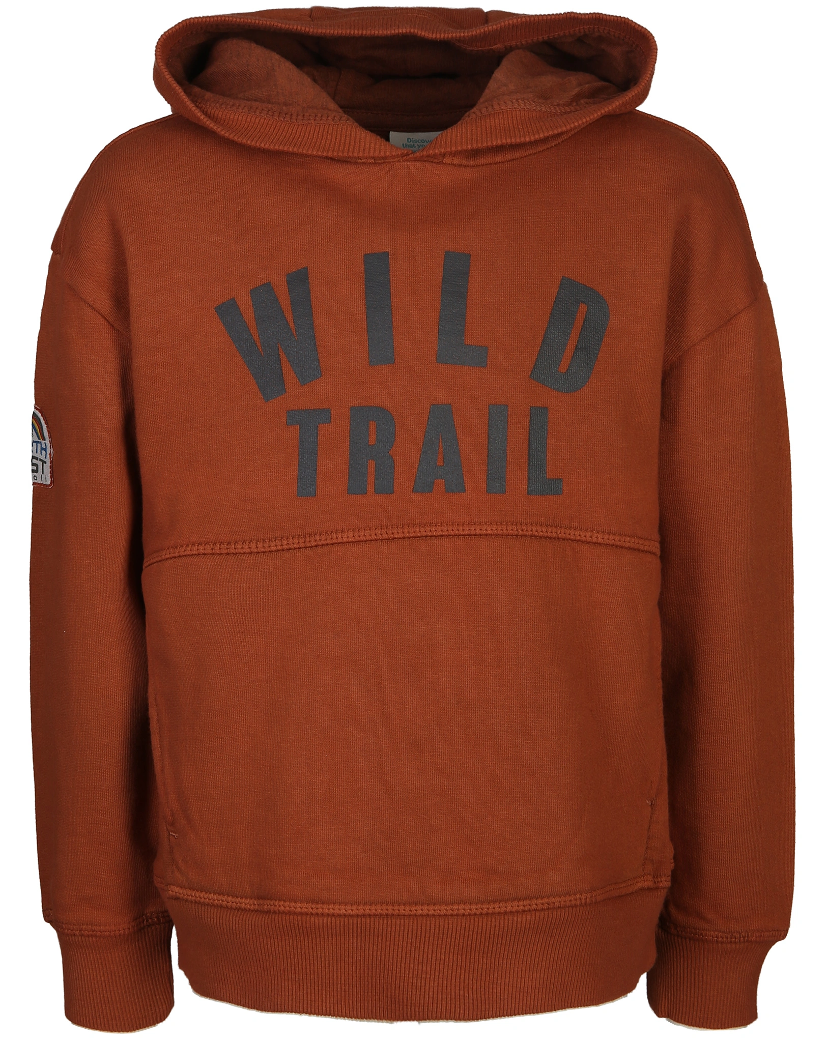 Kapuzen-Sweatshirt WILD TRAIL in copper