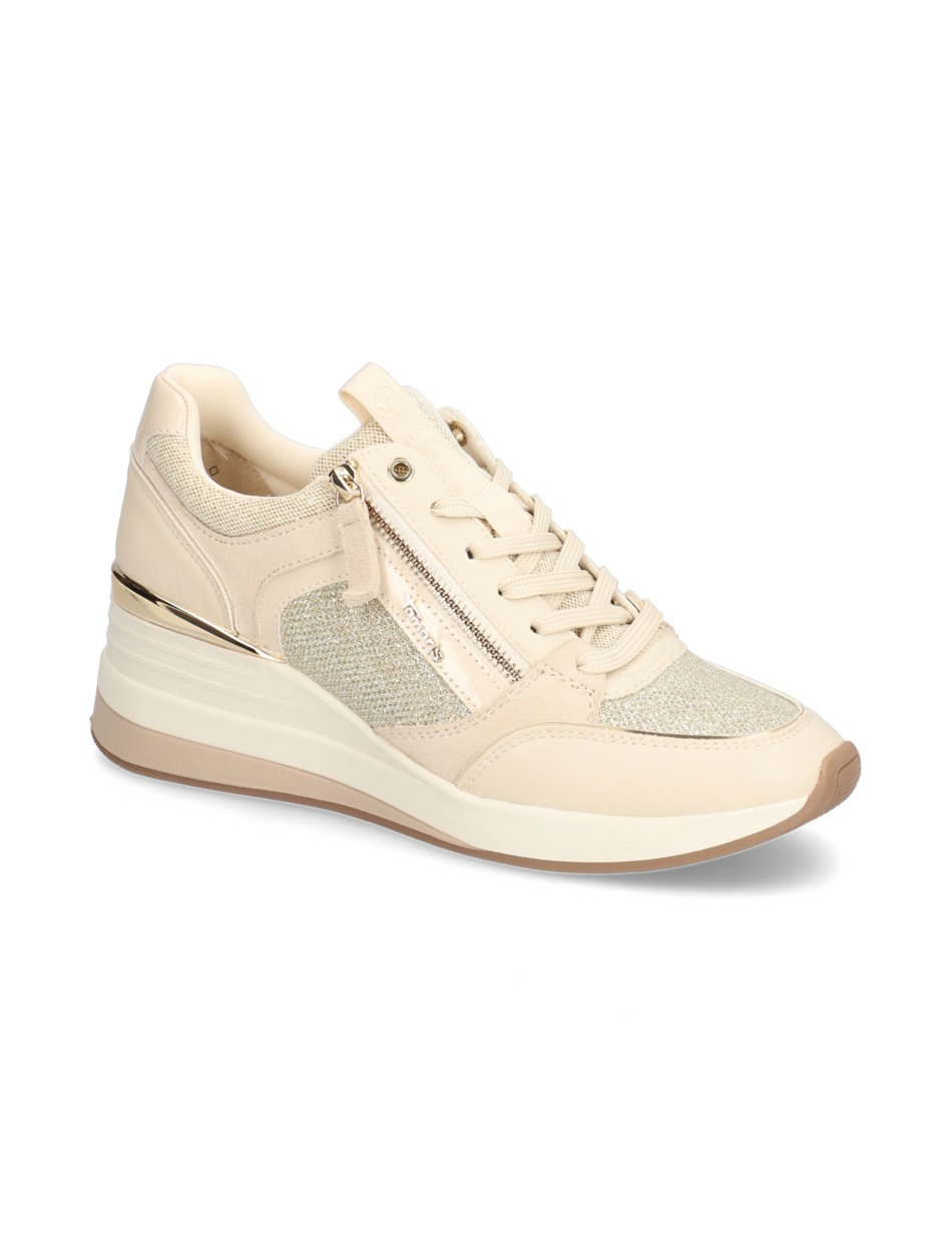 Lederkombination Sneaker