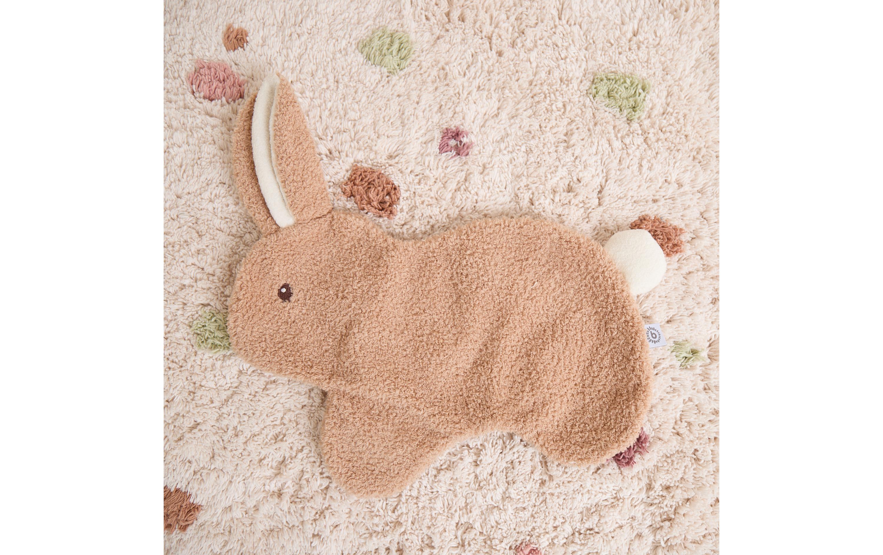 Schmusetuch Hase Fine BraunKuscheltuch mit süssem Hasenmotiv