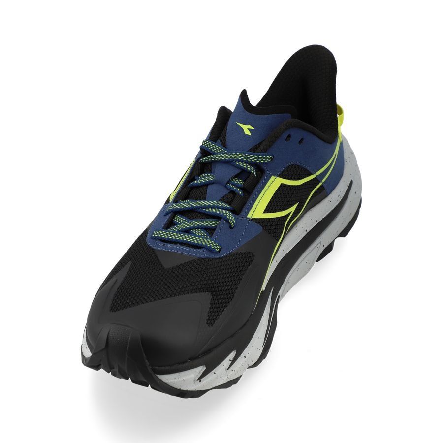 Diadora Chaussures de Running Equipe Sestriere-XT - Noir/Bleu/Jaune