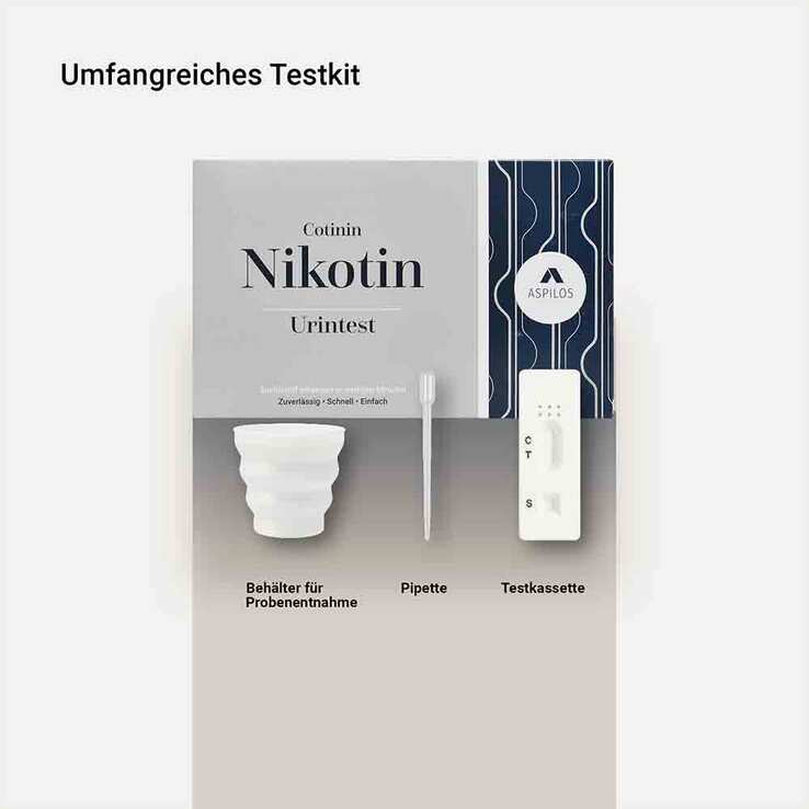 Aspilos Selbsttest Nikotin Urin, 1 St