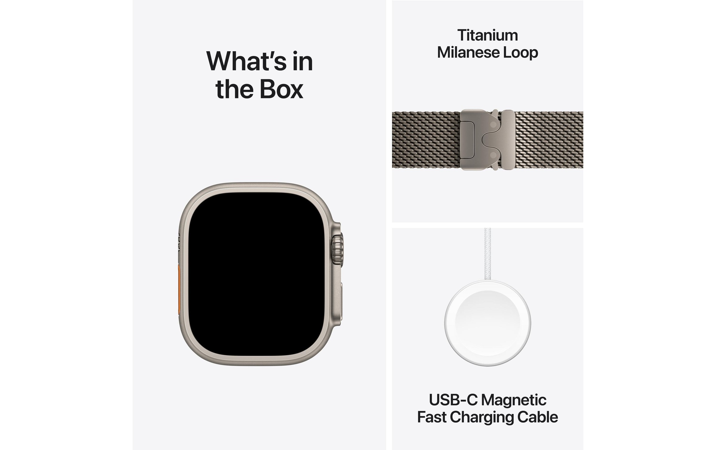 Apple Smartwatch »Ultra 2 Natural Titanium Alpine Loop Tan Large« ( ) Watch OS