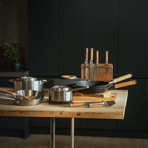 Fiskars Norden Stål Wok, Ø28 cm