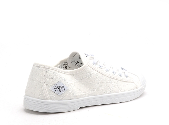 Le temps des cerises basses femme basic02 femme blanc