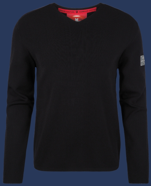Herren Pullover 015 KoNitI, Black/Black