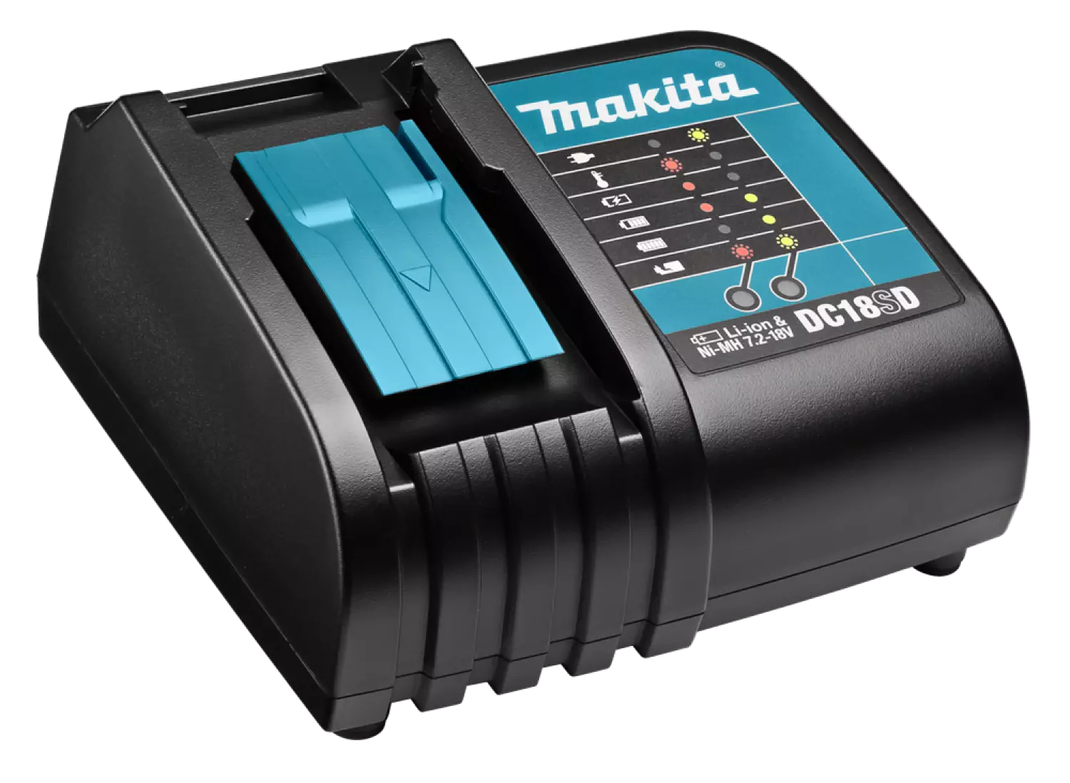 Makita DC18SD 14.4V - 18V Li-Ion Accu oplader met passieve koeling