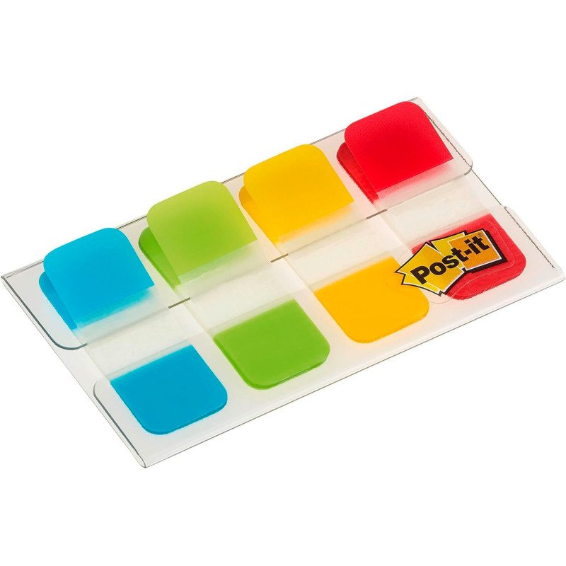 Marque-pages rigide étroit Classique Post-it - distributeur de 40 feuilles