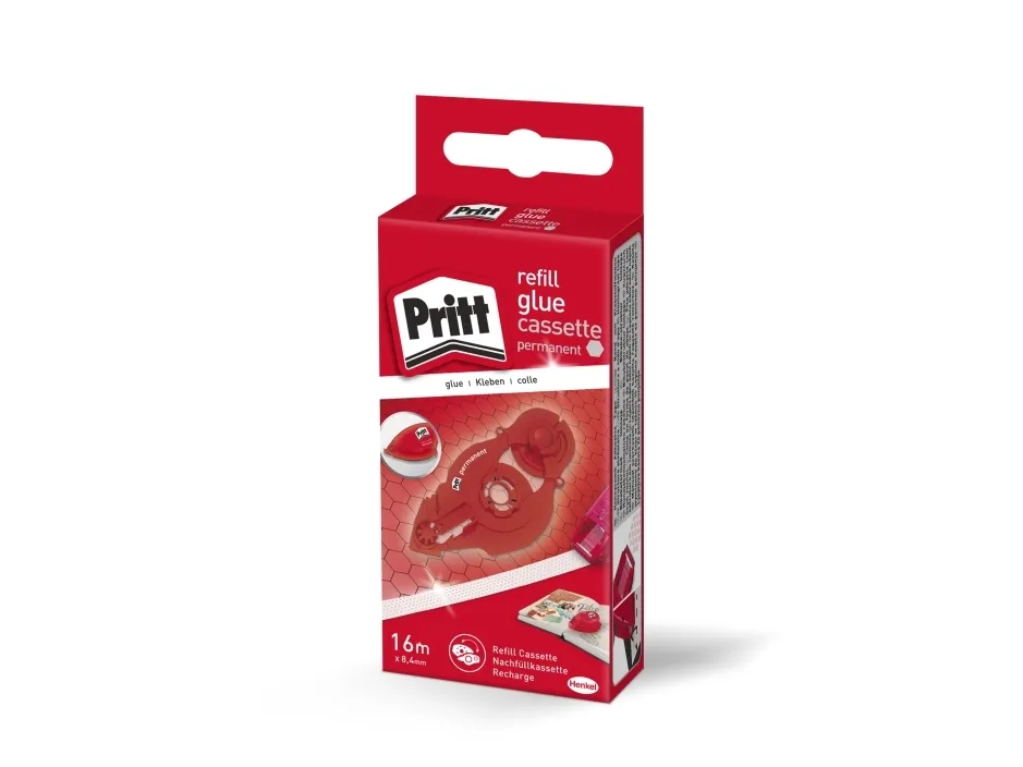 Limroller Pritt Compact refill, permanent, 8,4 mm x 16 m