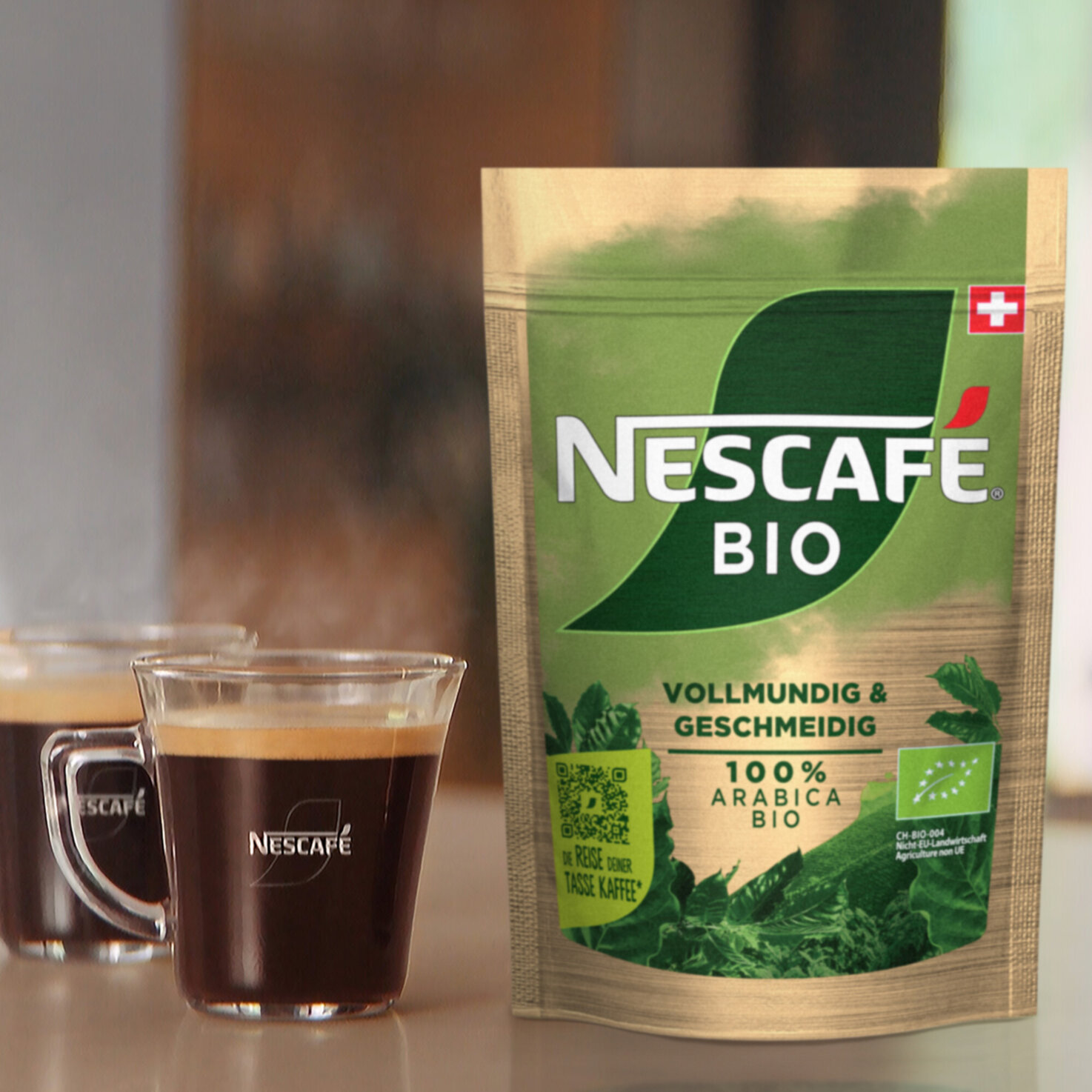 Nescafé Gold Bio löslicher Kaffee Beutel
