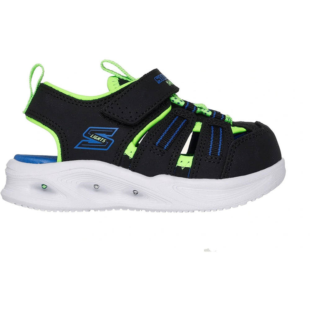 Køb Skechers Black S-Lights: Sola Glow Sandal - Hyper-Coast