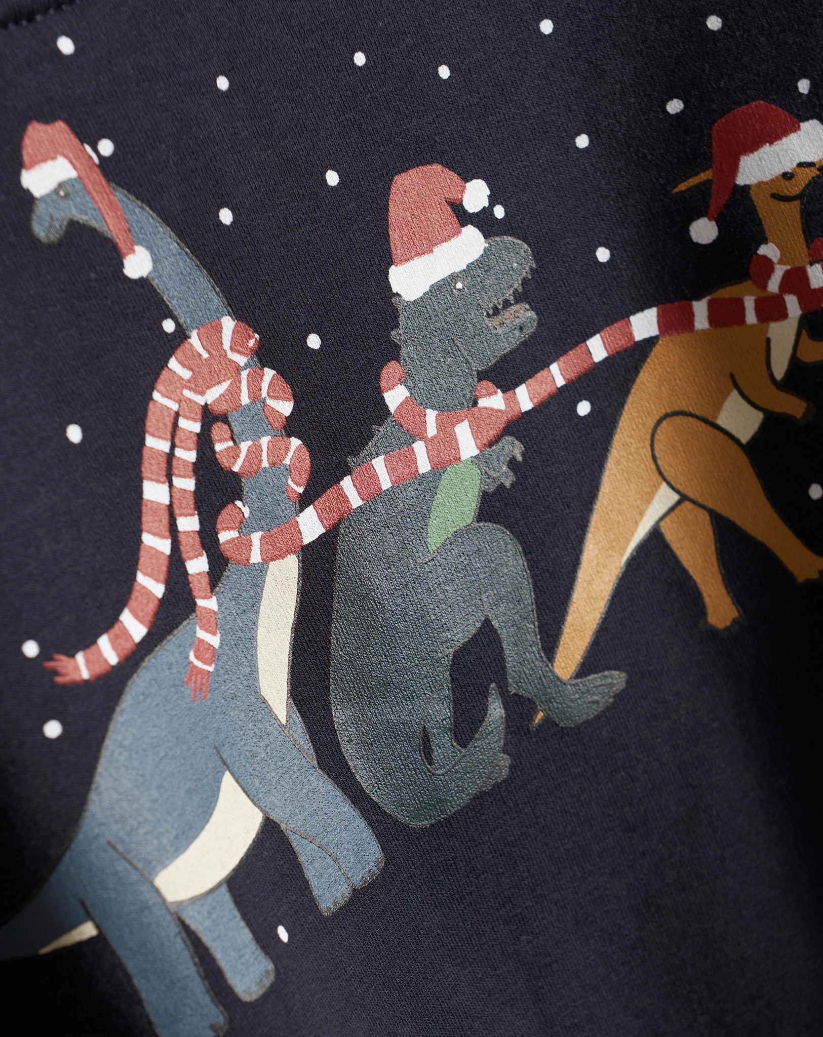 Sweatshirt WINTER DINOS in dunkelblau