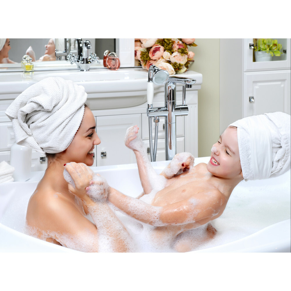 4x Melkmeisje Bad en Douche Crème Karnemelk1000 ml
