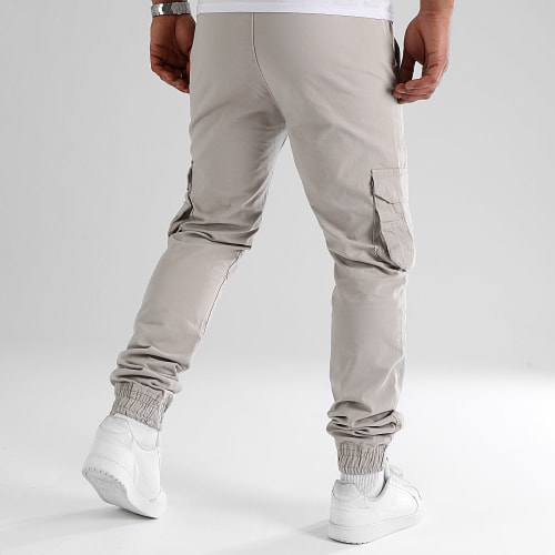 Pantalon Cargo Regular 1164 Gris Clair