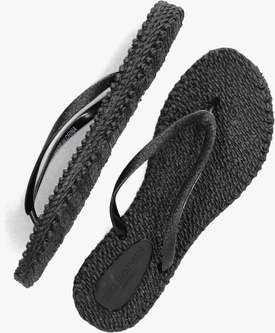 ILSE JACOBSEN zwarte ilse jacobsen teenslippers cheerful01