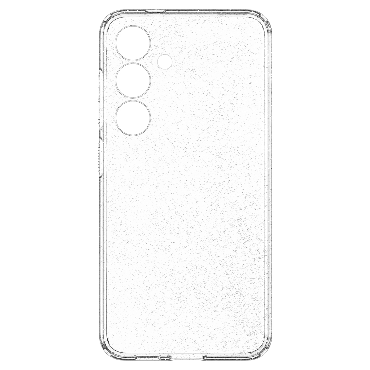 Samsung Galaxy S24  Plus Liquid Crystal Glitter Case Gummi Hülle (ACS07325) - Crystal Quartz (Transparent)