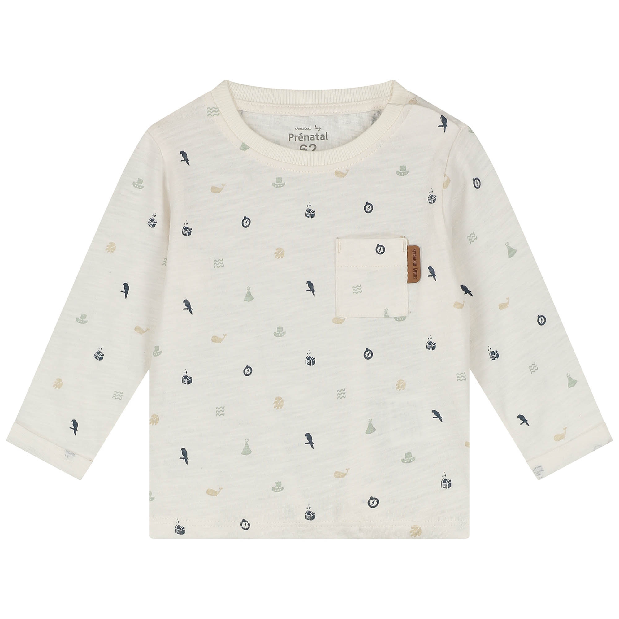 Prénatal baby shirt lange mouwen all over print multi