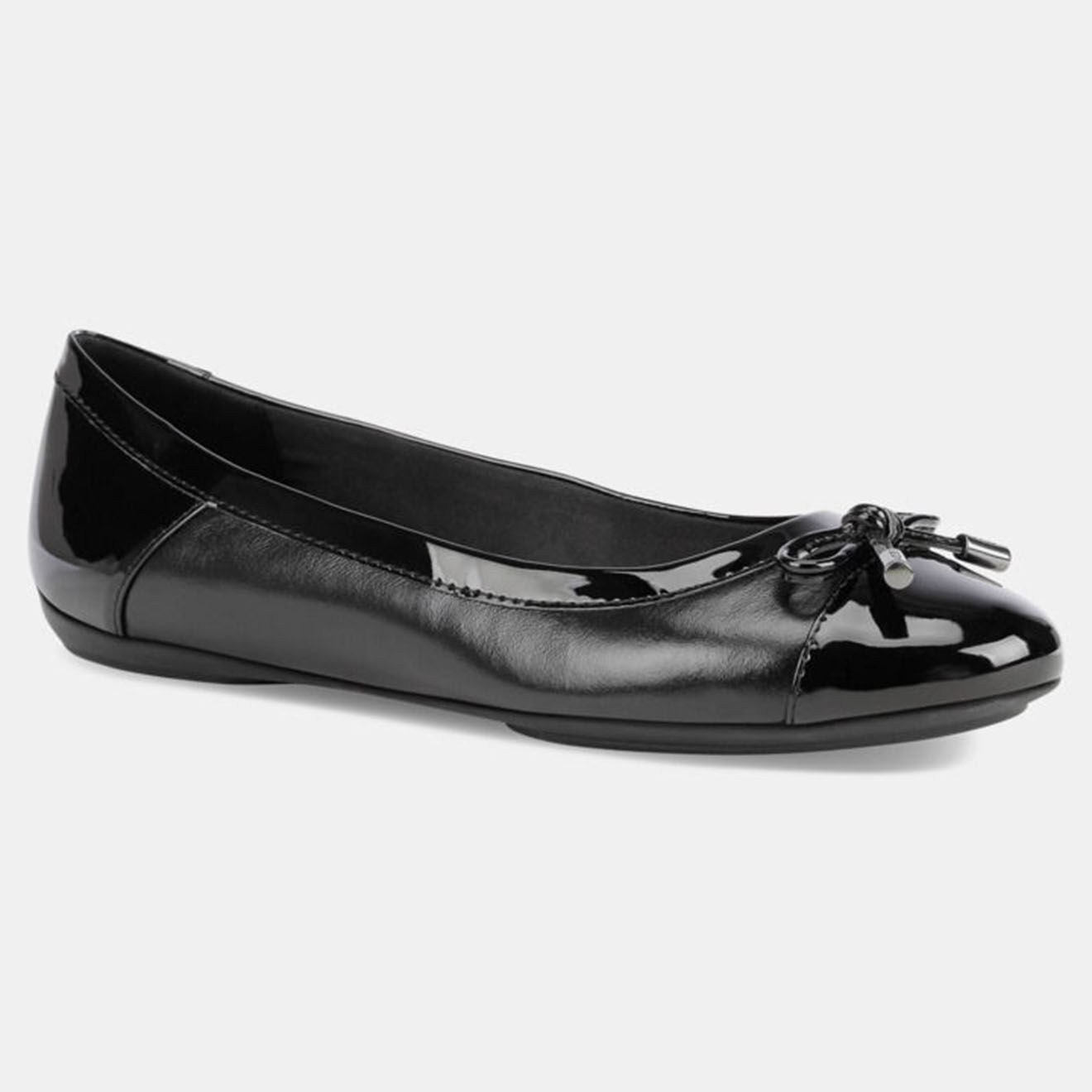 Geox Ballerines en Cuir Charlene noires
