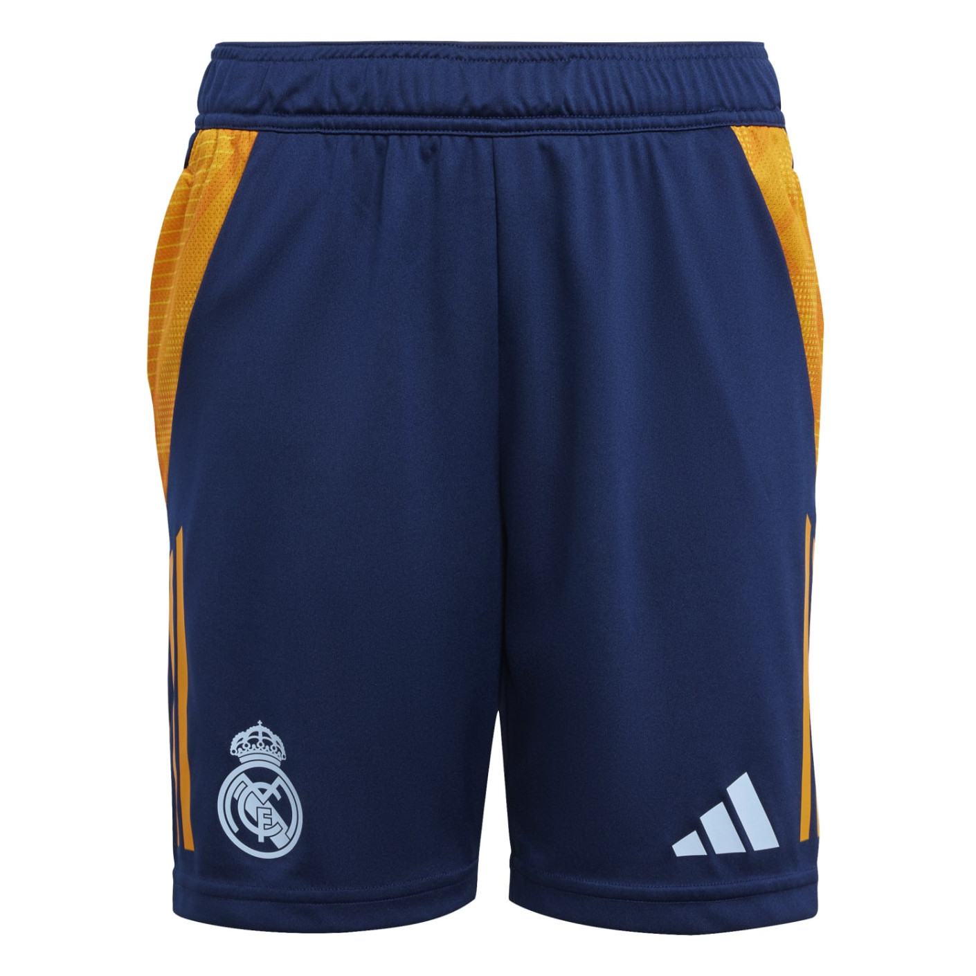 Adidas Real Madrid Trainingsbroekje 2024-2025 Kids Donkerblauw Oranje Lichtblauw