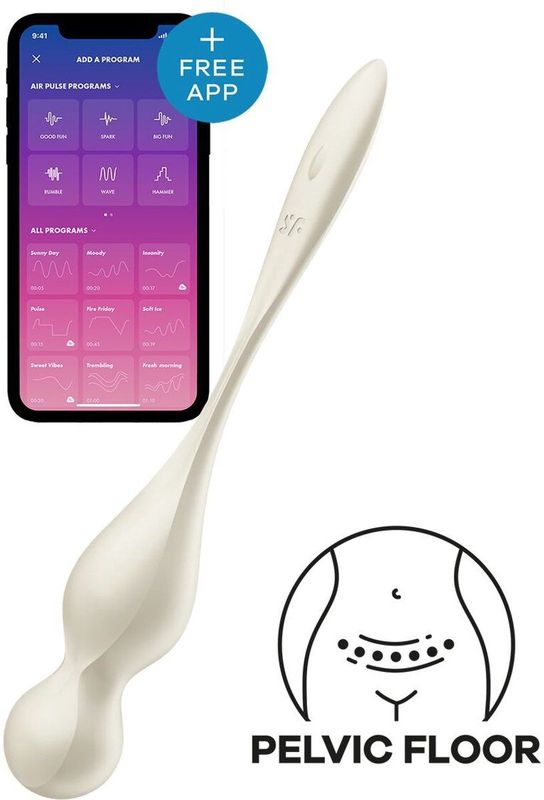 Love Birds - Vibratie-eitjes - Wit - Satisfyer Connect App