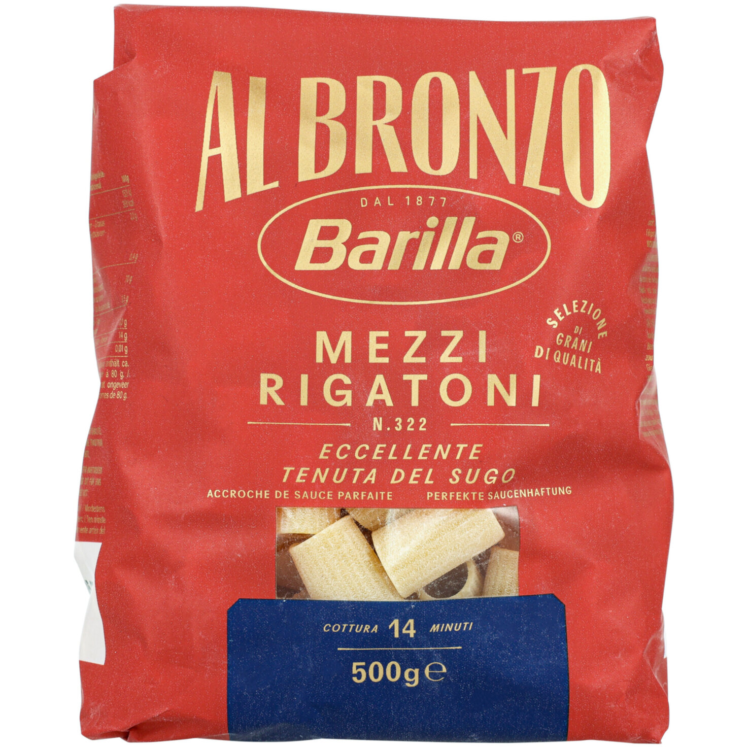 Barilla AL BRONZO Mezzi Rigatoni