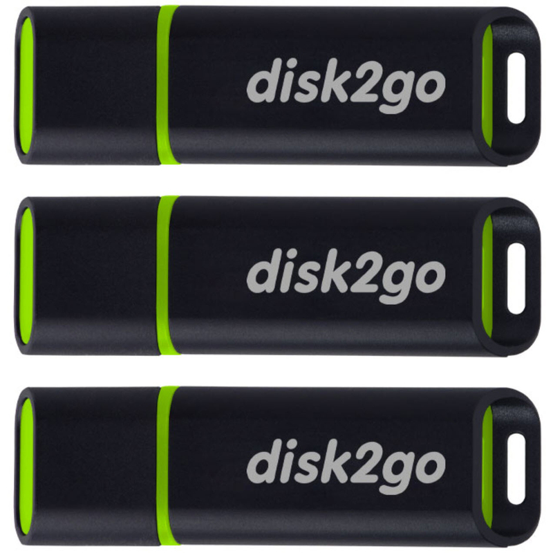 disk2go USB-Stick passion 2.0, 16 GB, USB 2.0, 3 Stück