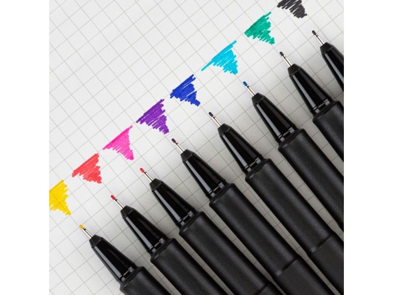 Schneider Fineliner 967 E-6 Fineliner mit metallgefasster Schreibspitze