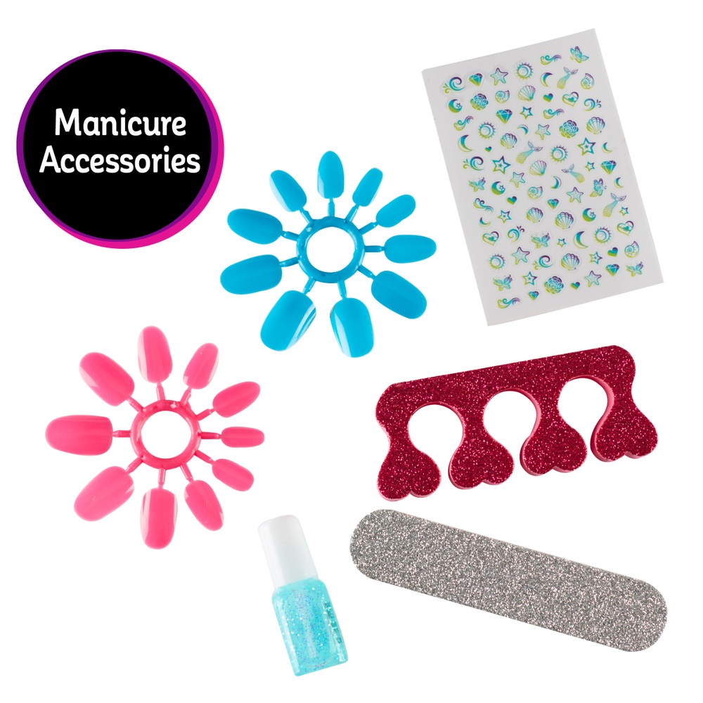 Schimmernde und funkelnde All-in-One-Schönheits-Make-up-Tasche