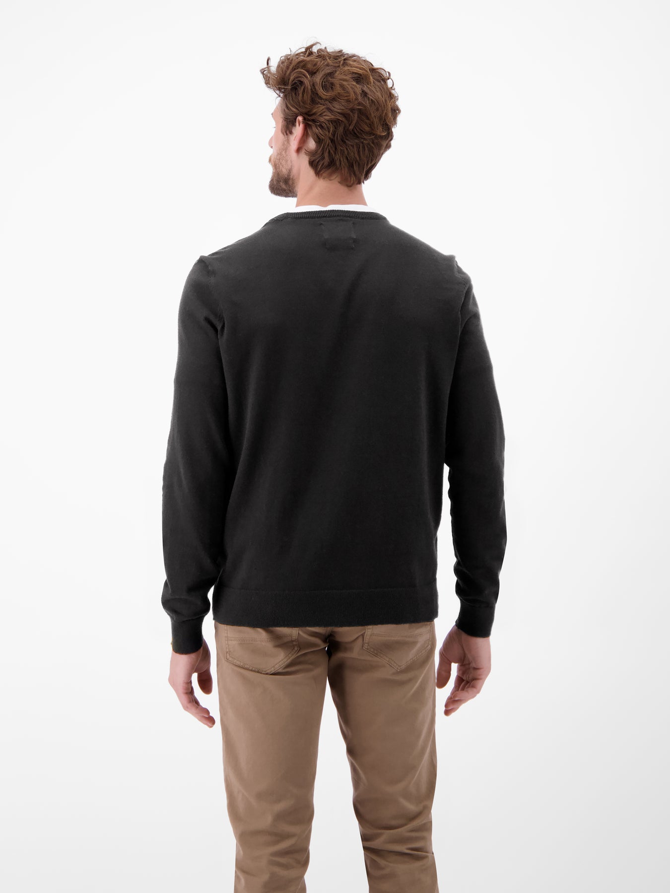 Herren Basic Strickpullover
