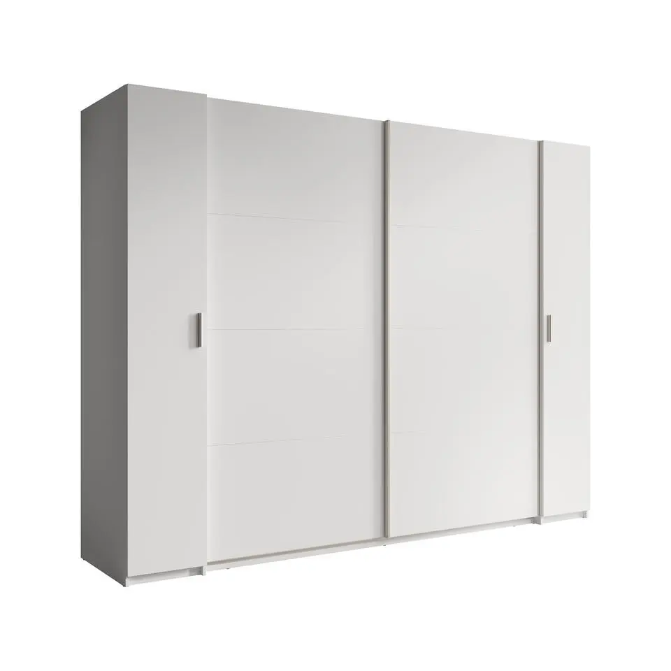 Meubella - Kledingkast Stoke - Wit - 270 cm