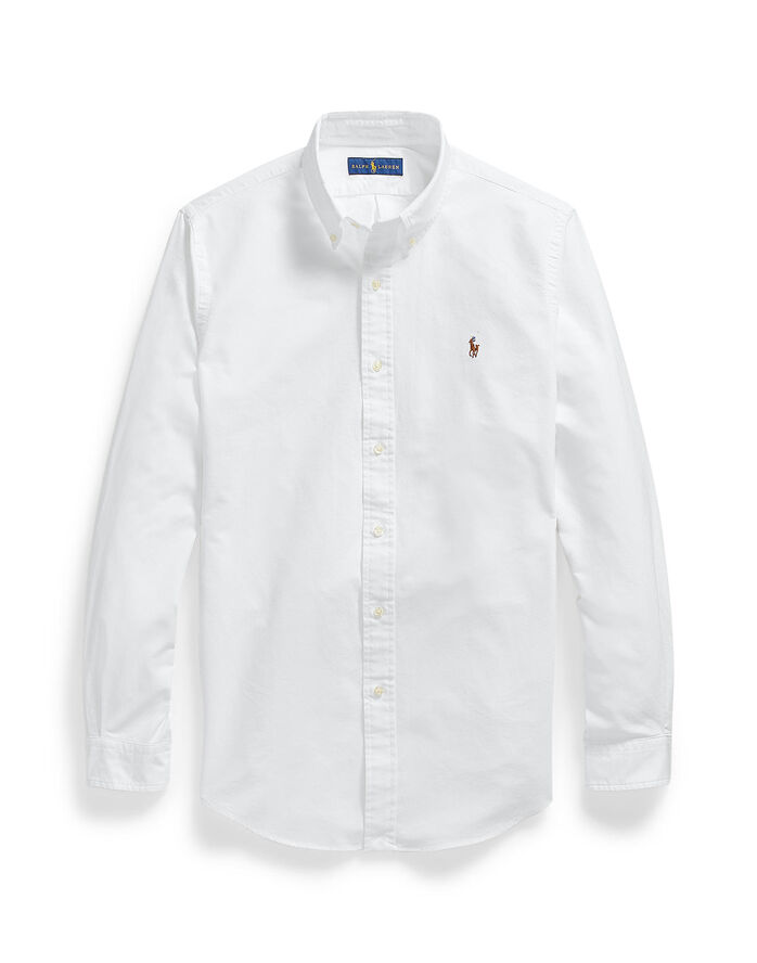 Polo Ralph Lauren Custom Fit Oxford Shirt Hvid