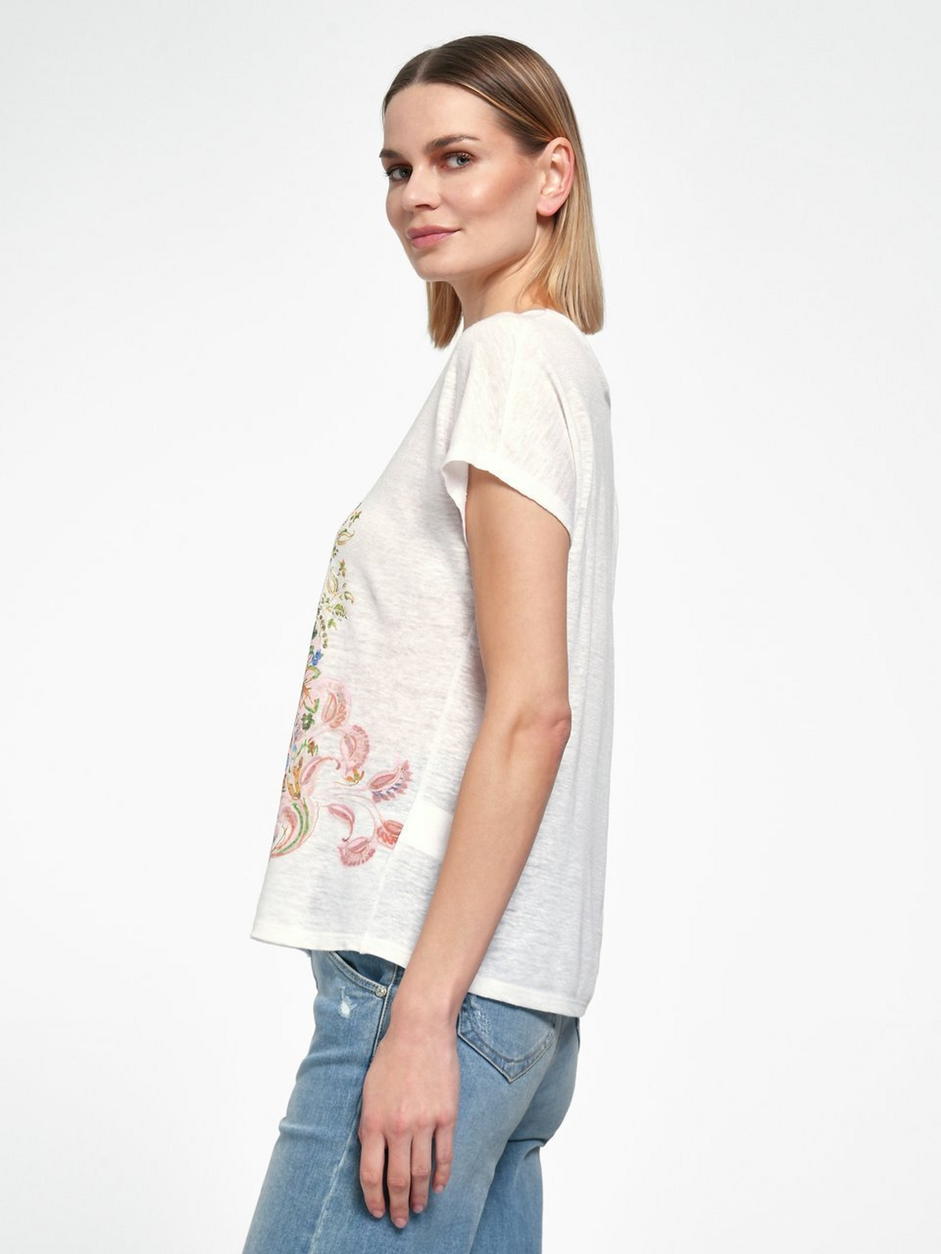 Rundhals-Shirt