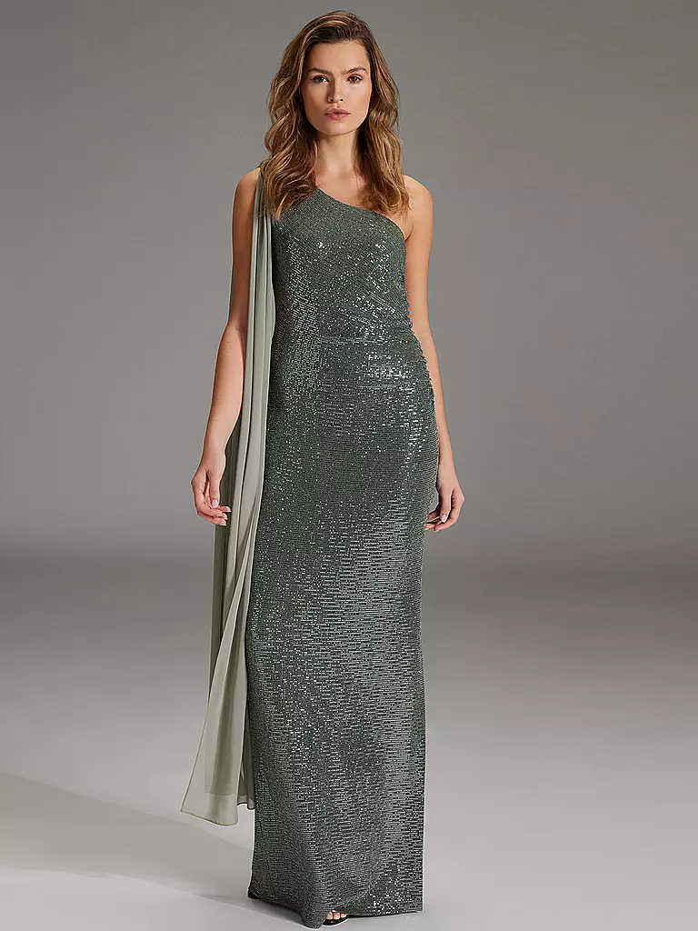 SWING Abendkleid olive