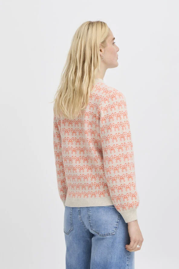 ICHI IHBRIELLE LS4 Oatmeal w. hot coral