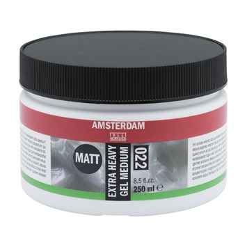 Amsterdam verf extra heavy gel medium mat 250ml