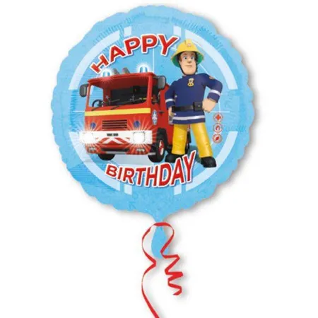 amscan Folienballon Happy Birthday Feuerwehrmann Sam
