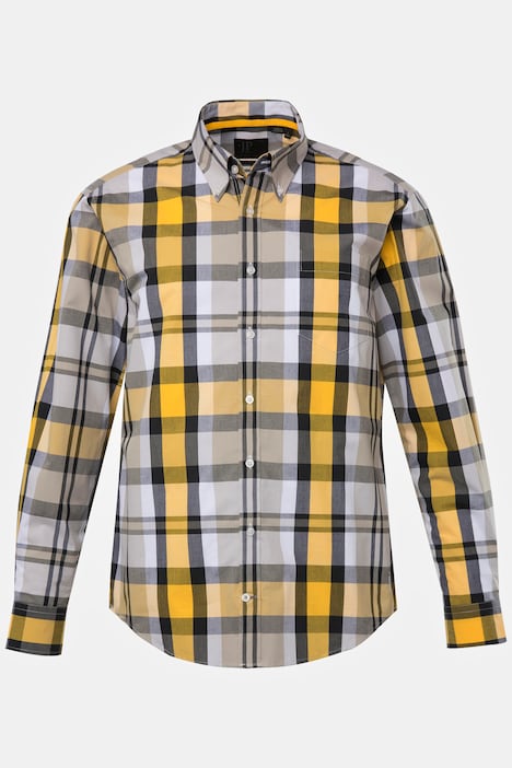 Karohemd, Langarm, Buttondown-Kragen, Modern Fit, bis 8 XL