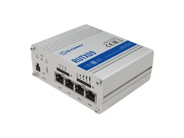 Teltonika RUTX09 - Router - WWAN 4-port switch - 1GbE - DIN monterbar på skinne