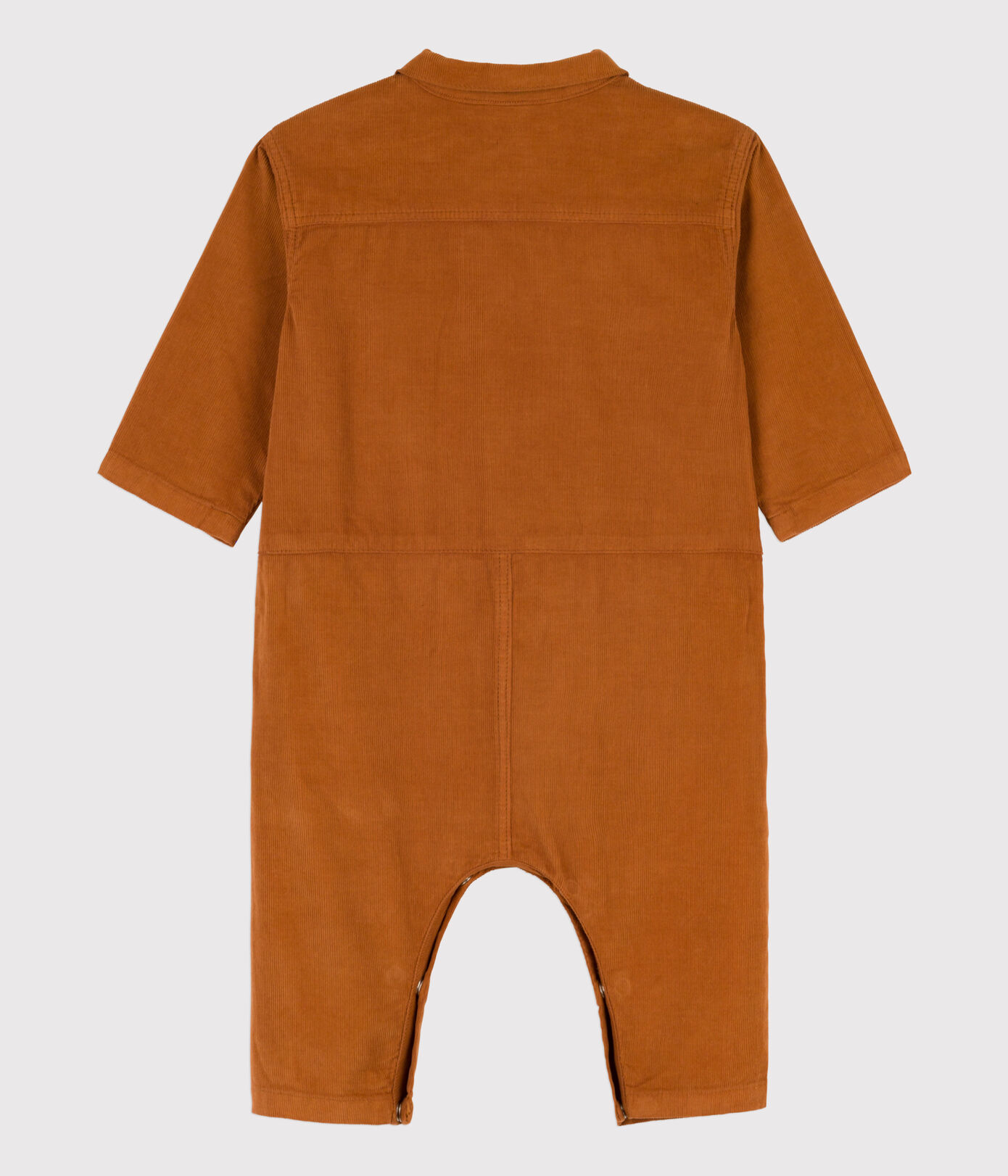 Combinaison bébé longue en velours fin